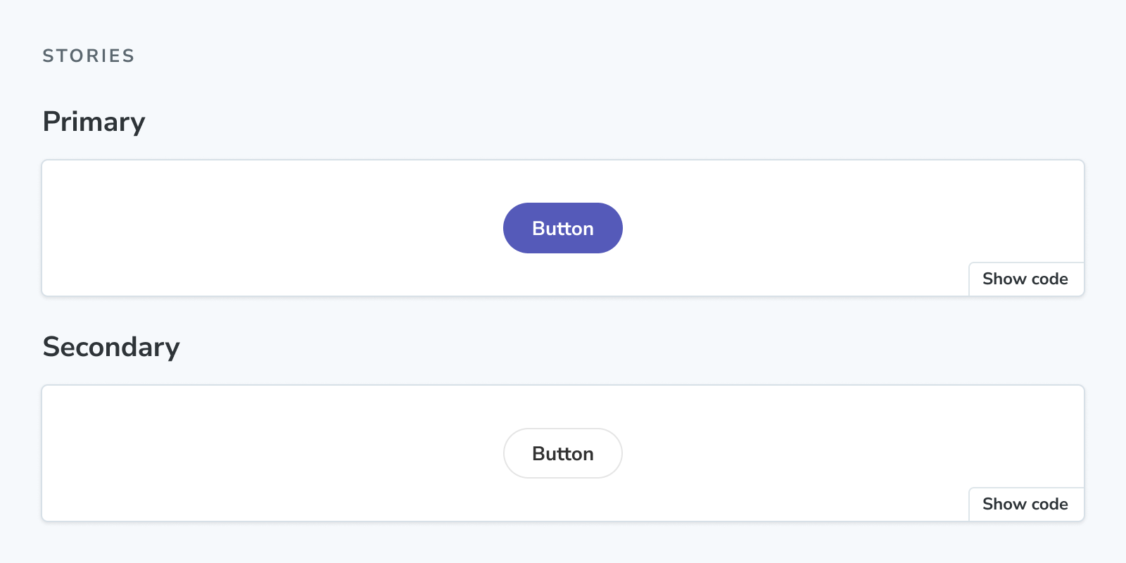 Screenshot of Stories block